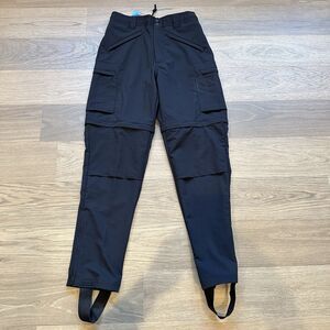 United Uniform Bike Pants Men Medium Navy Zip Off 791 Ultraflex Patrol Duty